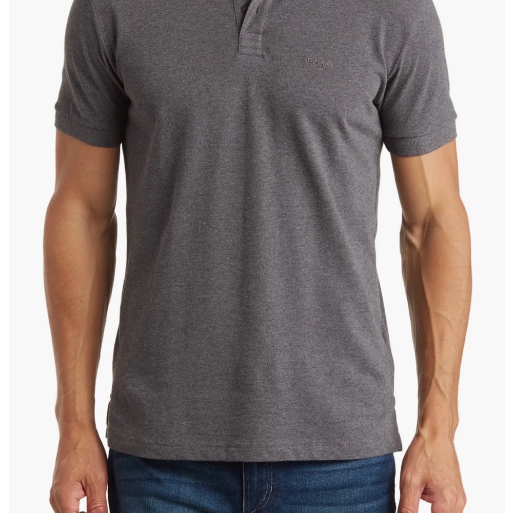 Hugo Boss Grey Polo Shirt for Men